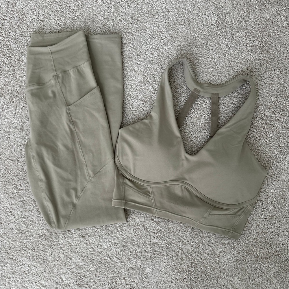 Gymshark x Whitney Simmons Cement Brown Set
